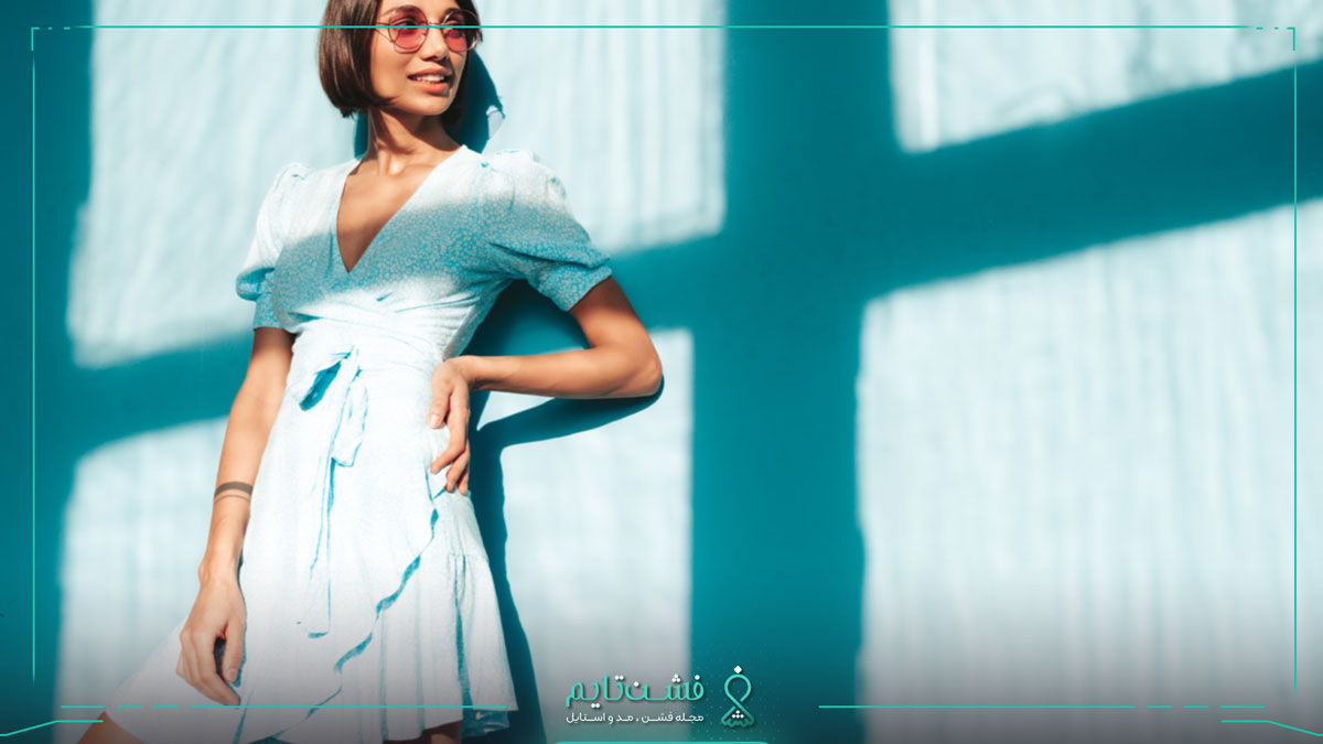 استایل تابستانی با آبی مه آلود