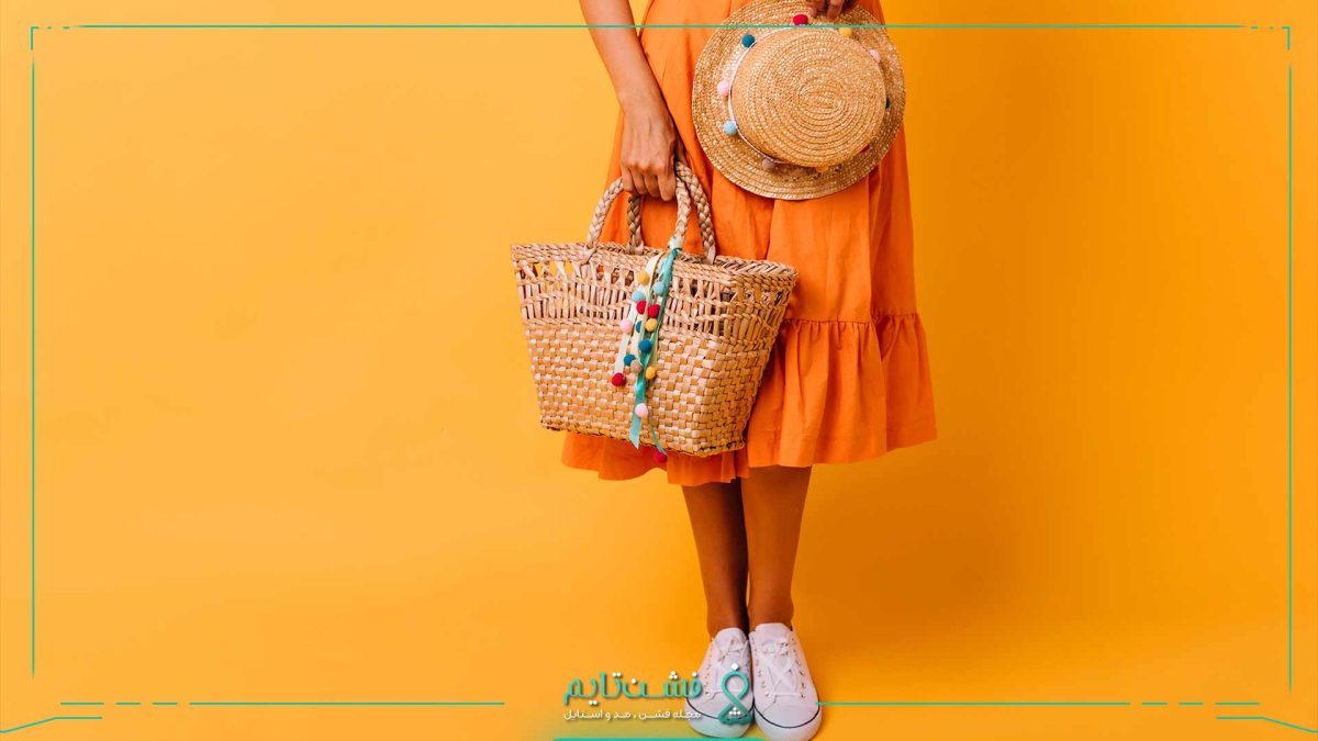 کیف حصیری تابستانی