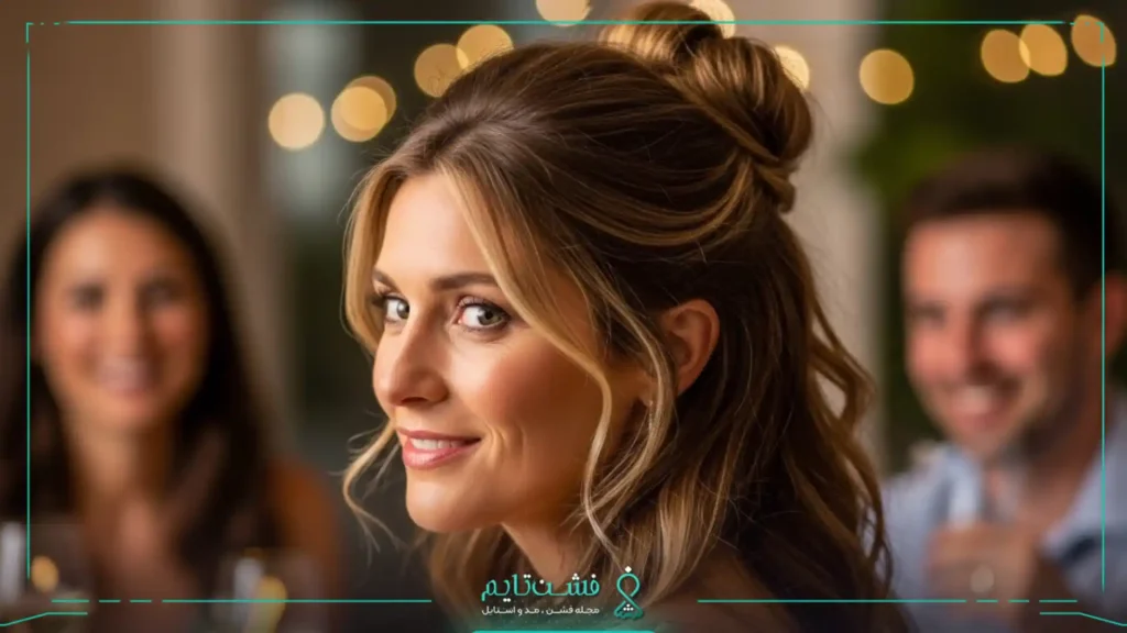 انواع مدل مو ساده برای مهمانی